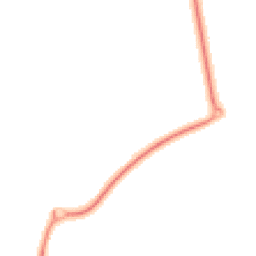 Night-time road noise heatmap for GL20 5FF