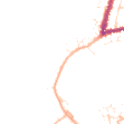 Daytime road noise heatmap for GL20 5SW
