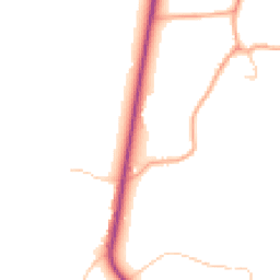 Daytime road noise heatmap for GL20 6BG