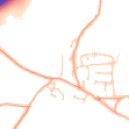 Daytime road noise heatmap for GL20 6DD
