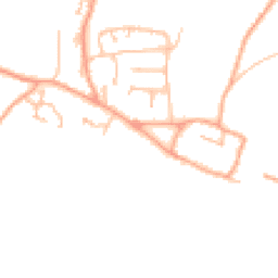 Daytime road noise heatmap for GL20 6DF