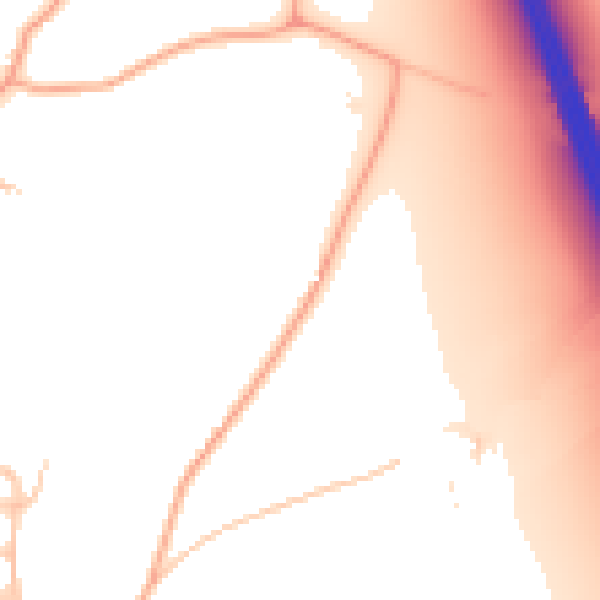Daytime road noise heatmap for GL20 6DL