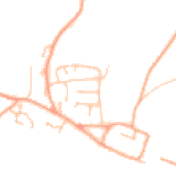 Daytime road noise heatmap for GL20 6DT