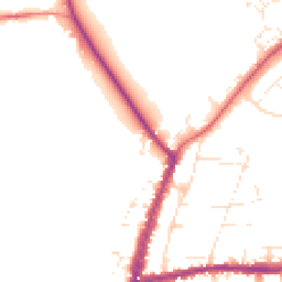 Daytime road noise heatmap for GL20 6EG