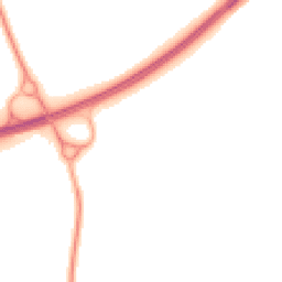 Night-time road noise heatmap for GL20 6FE