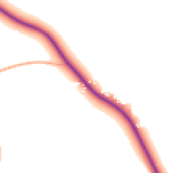 Daytime road noise heatmap for GL20 6HE
