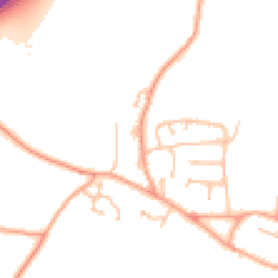 Daytime road noise heatmap for GL20 6JP