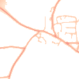 Daytime road noise heatmap for GL20 6JU