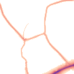 Daytime road noise heatmap for GL20 7AD