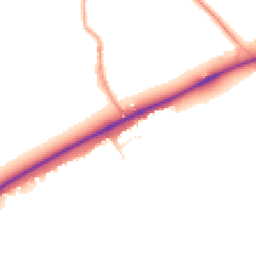 Daytime road noise heatmap for GL20 7AQ