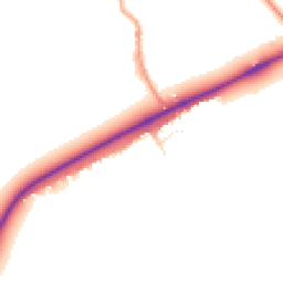 Daytime road noise heatmap for GL20 7AY