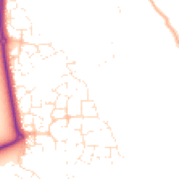 Daytime road noise heatmap for GL20 7DY