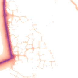 Daytime road noise heatmap for GL20 7DZ