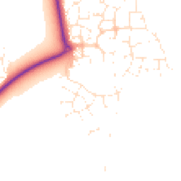 Daytime road noise heatmap for GL20 7FE