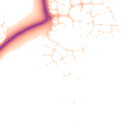 Daytime road noise heatmap for GL20 7FL