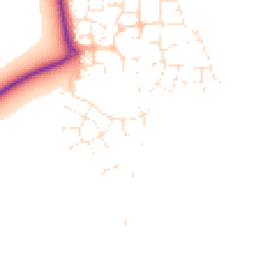 Daytime road noise heatmap for GL20 7FN