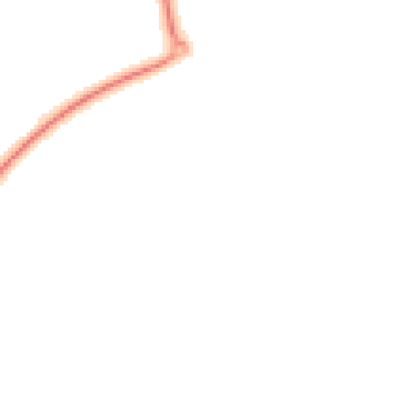 Night-time road noise heatmap for GL20 7FS