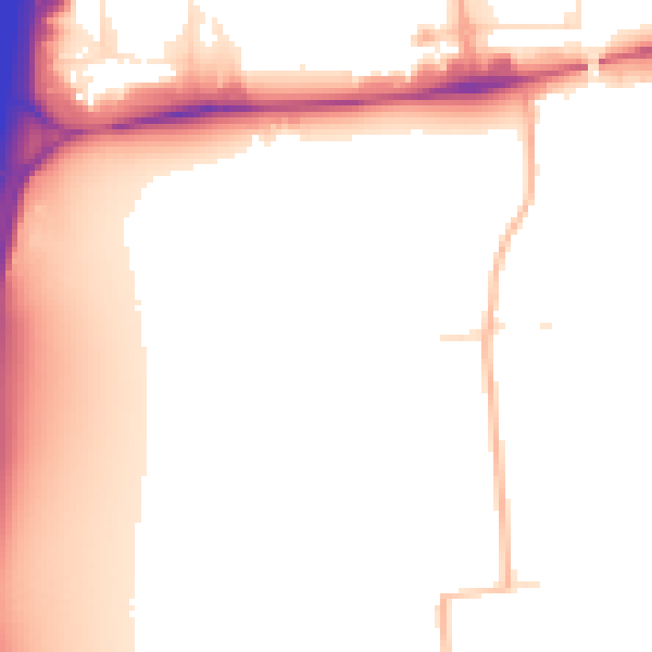 Daytime road noise heatmap for GL20 7GF