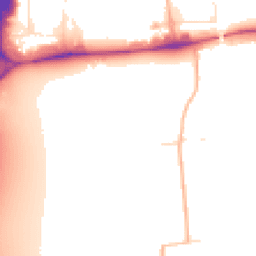Daytime road noise heatmap for GL20 7GG