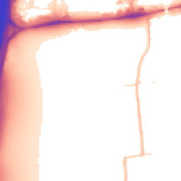 Daytime road noise heatmap for GL20 7GN