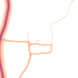 Daytime road noise heatmap for GL20 7HB