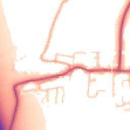 Daytime road noise heatmap for GL20 7LA