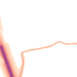Night-time road noise heatmap for GL20 7LF