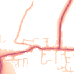Daytime road noise heatmap for GL20 7LJ