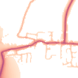 Daytime road noise heatmap for GL20 7LL