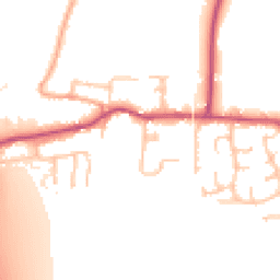 Daytime road noise heatmap for GL20 7LR