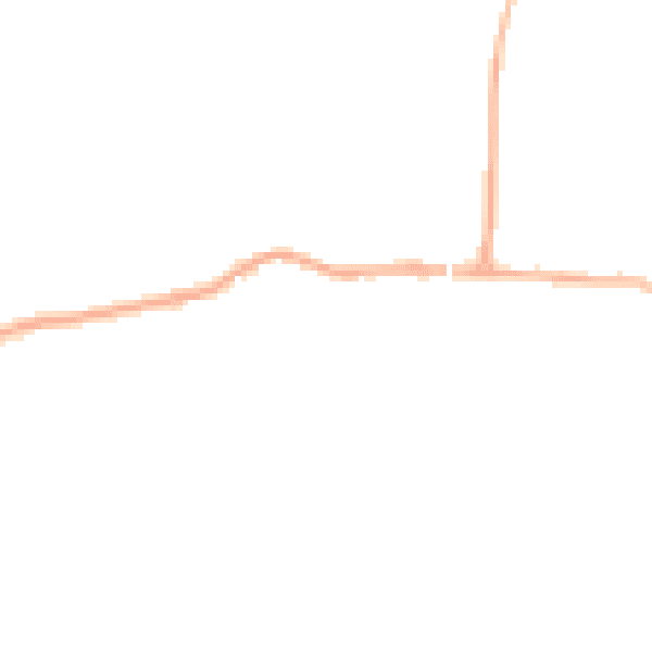 Night-time road noise heatmap for GL20 7LR
