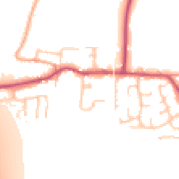 Daytime road noise heatmap for GL20 7LS