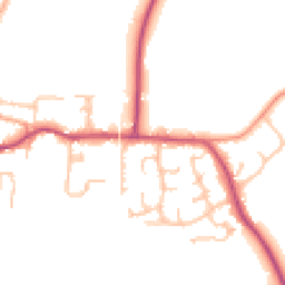 Daytime road noise heatmap for GL20 7LX