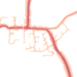 Daytime road noise heatmap for GL20 7QG