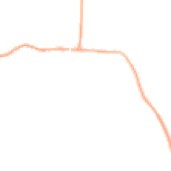 Night-time road noise heatmap for GL20 7QH