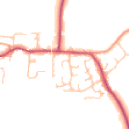 Daytime road noise heatmap for GL20 7QL