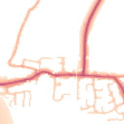 Daytime road noise heatmap for GL20 7QP