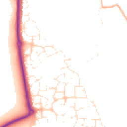 Daytime road noise heatmap for GL20 7RP