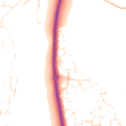Daytime road noise heatmap for GL20 7RR