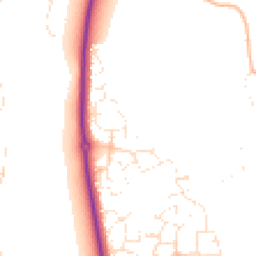 Daytime road noise heatmap for GL20 7RT
