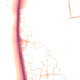 Daytime road noise heatmap for GL20 7RU