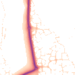 Daytime road noise heatmap for GL20 7RW