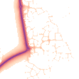 Daytime road noise heatmap for GL20 7SD