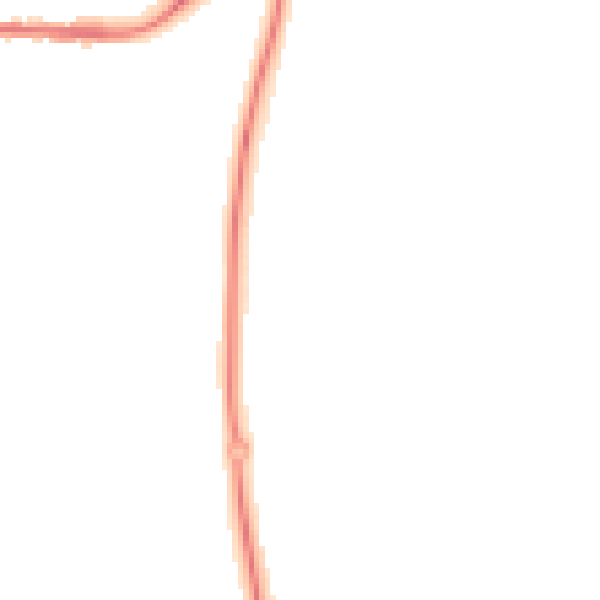 Night-time road noise heatmap for GL20 7SQ