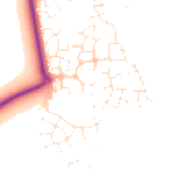 Daytime road noise heatmap for GL20 7SS