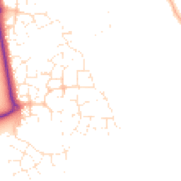 Daytime road noise heatmap for GL20 7TE