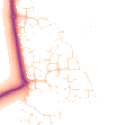 Daytime road noise heatmap for GL20 7TP