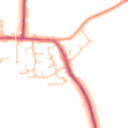 Daytime road noise heatmap for GL20 7UA