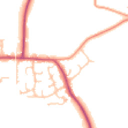 Daytime road noise heatmap for GL20 7WL
