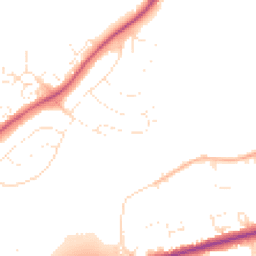 Daytime road noise heatmap for GL20 8BE
